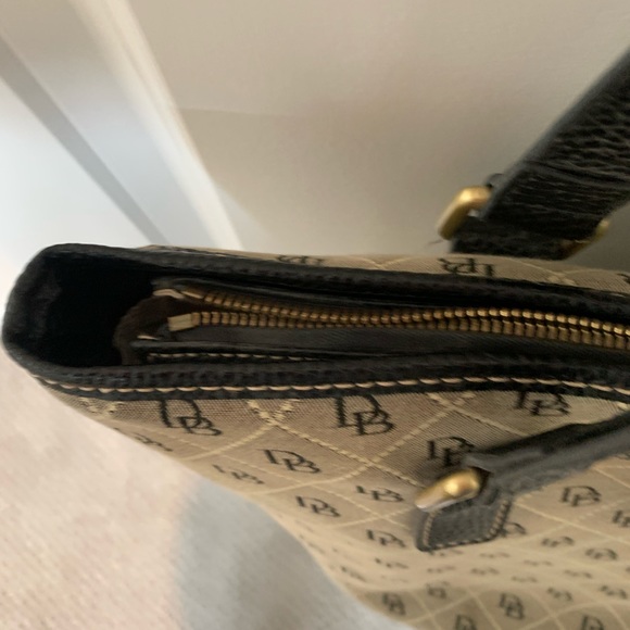 AUTHENTIC VINTAGE DOONEY & BOURKE SIGNATURE MONOGRAM LOGO HANDBAG TOTE - Picture 7 of 16